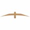 Ekena Millwork Bellingham Timber Gable Bracket, Western Red Cedar, 60"W x 10"H x 1 1/2"D x 3 1/2"F, 4/12 Pitch GBW060X10X0204BEL00SWR - alternate 1